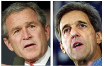 Bush and Kerry