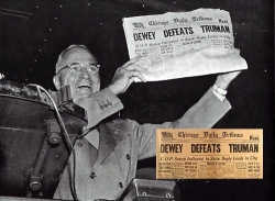 Dewey Defeats Truman headline