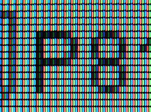 pixels on LCD screen