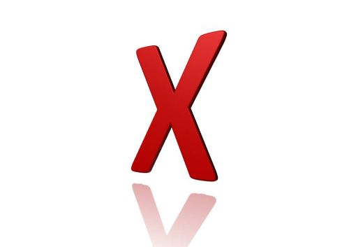 red x red x