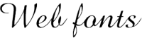 An example of a fantasy font