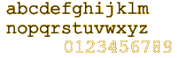 An example of a monospace font An example of a monospace font