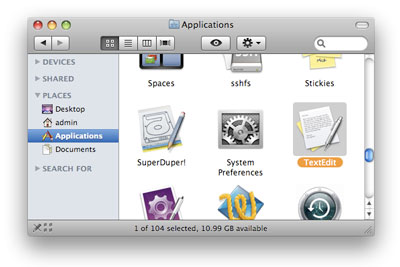 Mac applications image