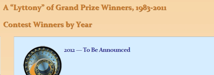 bulwer-lytton fiction contest site