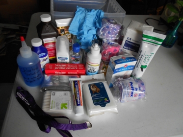 first aid items for pet station